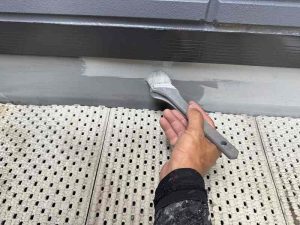 ベランダ防水トップコート塗装