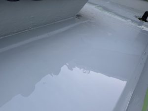 防水層2回目施工後 